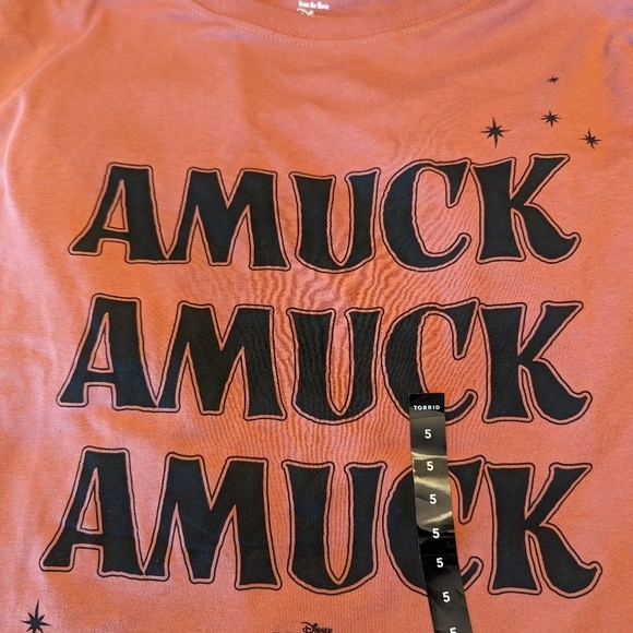 Torrid Disney Hocus Pocus Amuck Classic Fit Cotton Crew Neck Tee - Picture 5 of 8